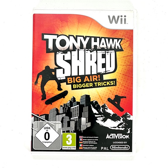 Tony Hawk Shred pelkkä peli NIntendo Wii