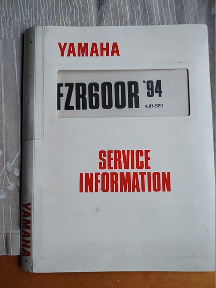 Yamaha FZR 600 R -94 service information