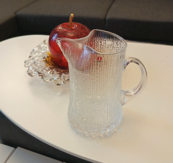 Käyttämättön Tapio Wirkkalan suunnittelema jäävesikannu 150cl, kirkas.