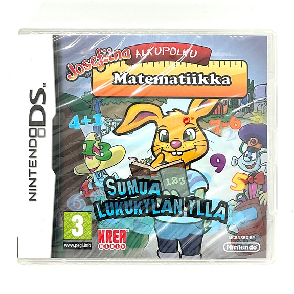 Josefiina Alkupolku matematiikka sumua lukukylän yllä Nintendo DS