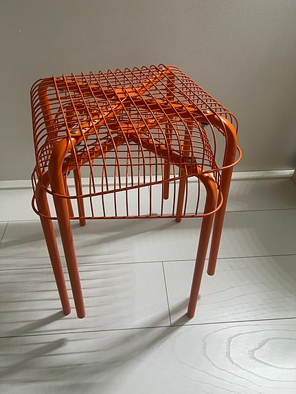 VÄSTERÖN oranssit jakkarat