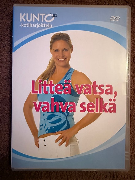 Kunto Plus Litteä vatsa, vahva selkä kotiharjoittelu DVD