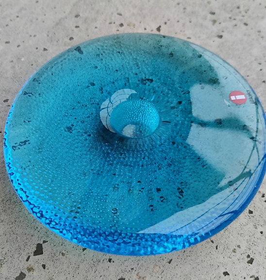 Iittala Nappi-kynttilänjalka, sininen