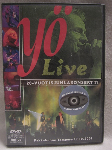 Yö live 20-vuotisjuhlakonsertti dvd
