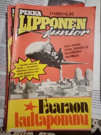 Pekka Lipponen junior vuosikerta 1981 4 numeroa