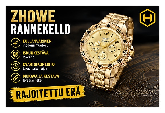 ⌚ ZHOWE rannekello — kullanvärinen