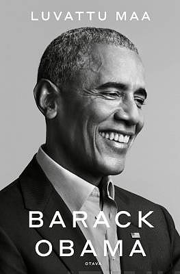Luvattu maa - Barack Obama   Sidottu siisti kirja kansipaperein