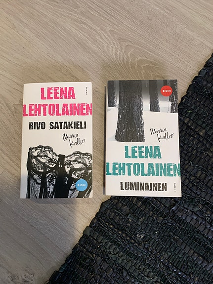 Leena Lehtolainen kirja 2kpl Maria Kallio Rivo Satakieli ja Luminainen