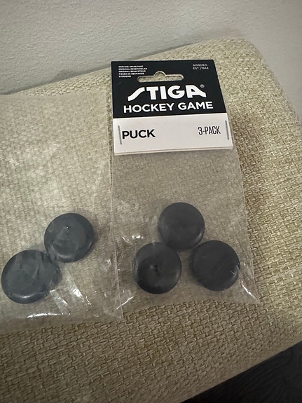 Stiga Hockey Game Puck 3-pack+ 2kpl
