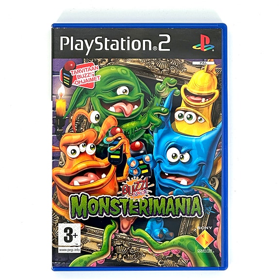 Buzz Junior Monstermania CIB Ps2