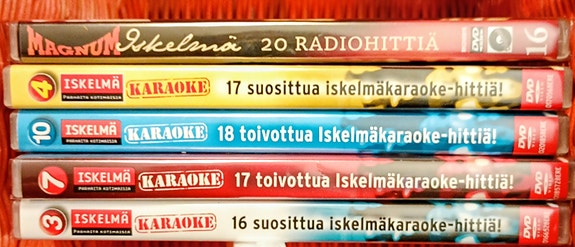Koti karaoke DVD levyt