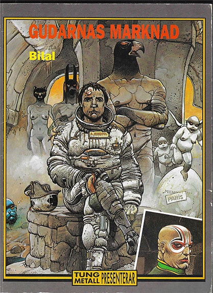 Bilal: Gudarnas marknad.  Tung metallpresenterar nr 3. 1990.