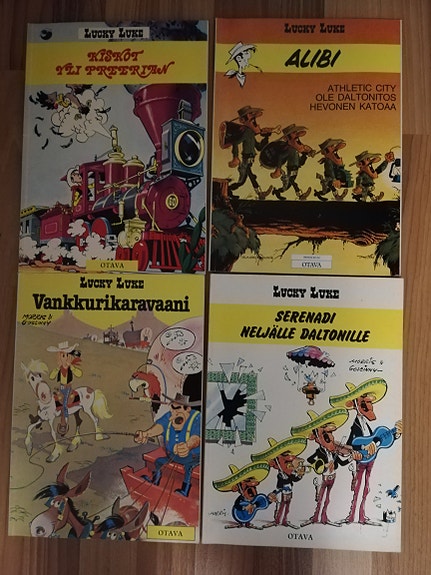 Lucky Luke sarjakuvia
