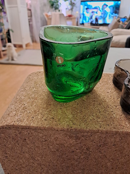 Iittala  Tris vihreä kynttilälyhty