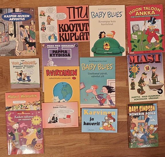 Vintage -sarjakuvakokoelma 1970,-80,-90-luku