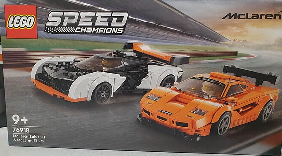 LEGO Speed Champions McLaren Solus GT & McLaren F1 LM - 76918 - Uusi & avaamaton
