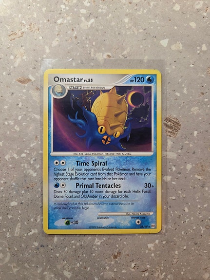 Omastar Lv. 55 - Pokemon, Platinum - Arceus