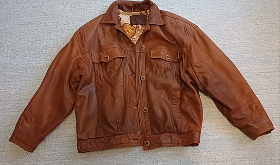 Nahkatakki retro Big L