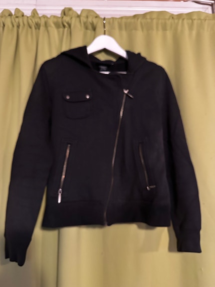 Harley-Davidson M musta naisten collegetakki