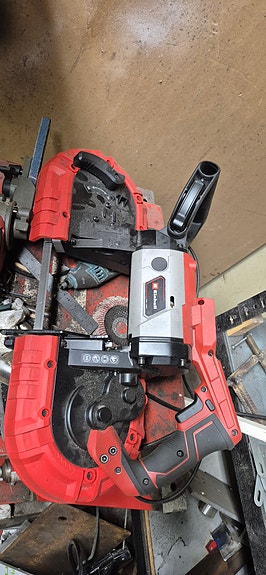Akkuvannesaha Einhell TE-MB 18/127 Li