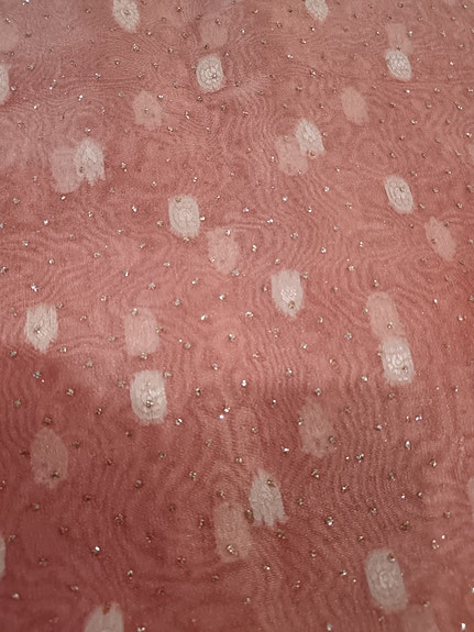 Pinkki silkki kangas