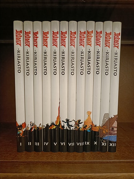 Asterix-kirjasto 1-12, René Goscinny & Albert Uderzo