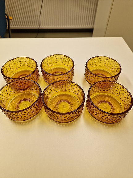 6 kpl Grapponia jälkiruokakulho