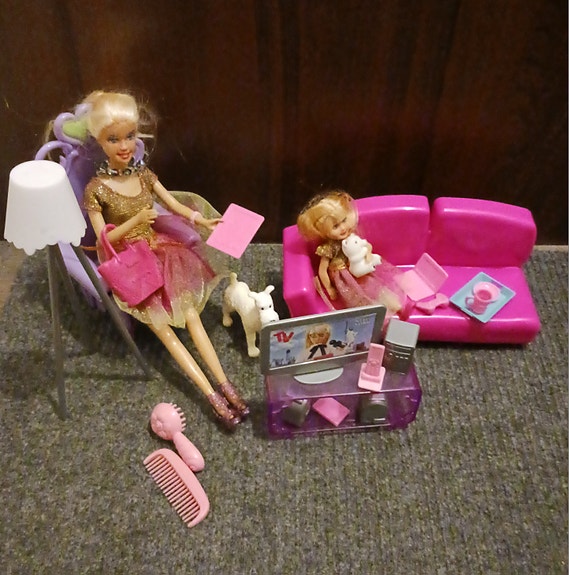 Barbie olohuone