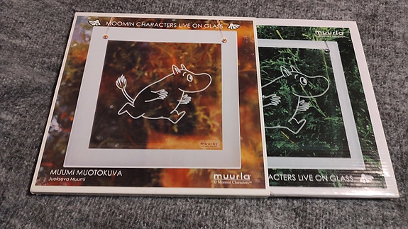 Muurla Juokseva Muumi -lasitaulu
