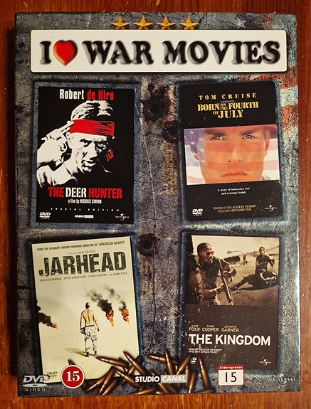 I LOVE WAR MOVIES - (4 disc) Dvd boxi