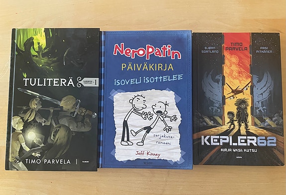 Timo Parvelan kirjoja