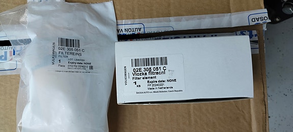 Dsg suodattimia DQ250 2kpl
