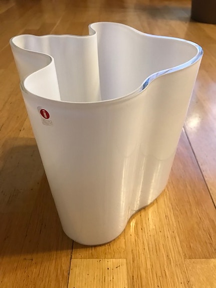 Iittala Aalto Maljakko Valkoinen 200mm