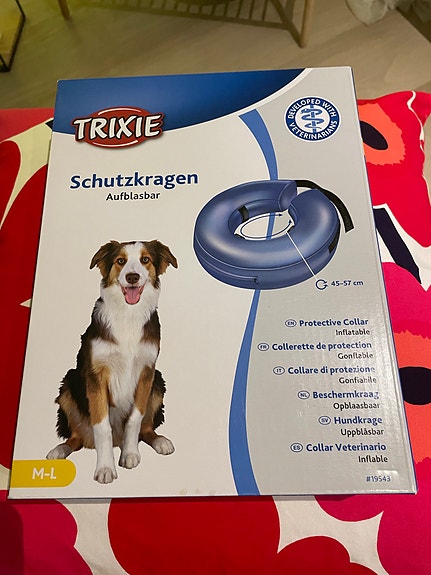 Trixie Schutzkragen M-L sininen koiran kauluri