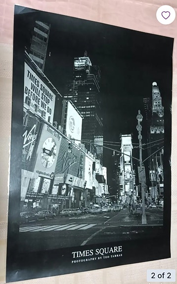 Times Square -valokuvajuliste 2 kpl