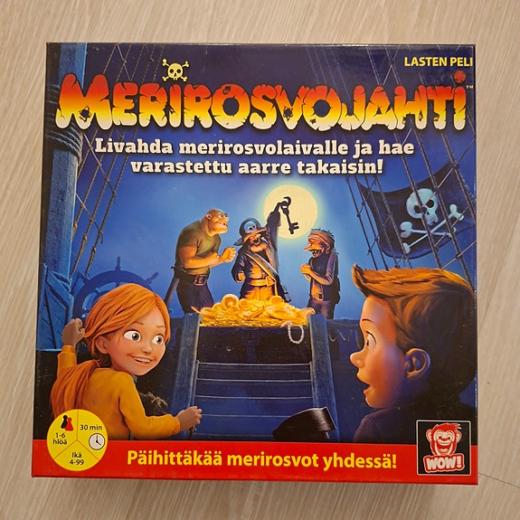 Merirosvojahti lasten peli