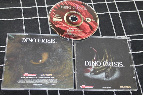 1999 Dino Crisis PC peli Capcom 90-luku CD-ROM vintage vanha tietokone CD + ohje