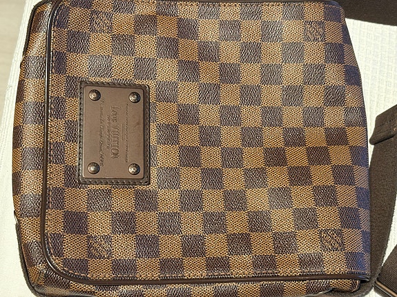 Louis Vuitton Damier Ebene Brooklyn PM Messenger Bag