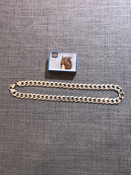 Kaulaketju-55 g-925-hopeaa