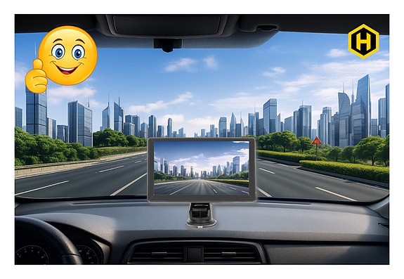 🚘 7" Kannettava Wireless CarPlay / Android Auto Autosoitin – HD-näyttö, BT, AUX