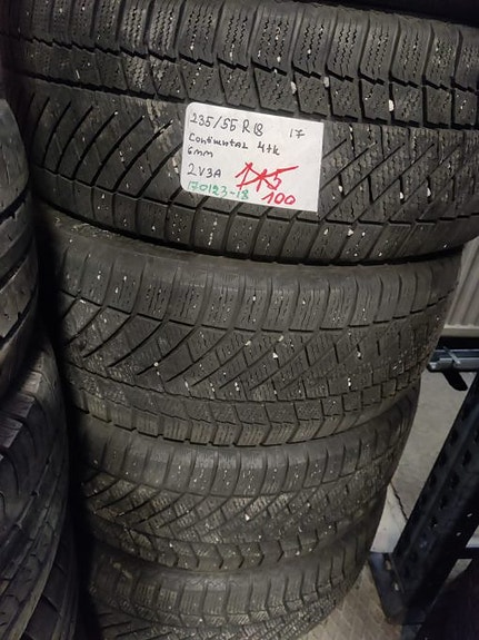 235/55R18 Continental kitka 6mm DOT17 4KPL