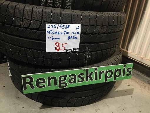235/55R18 Michelin kitka 5-6mm DOT16 2KPL