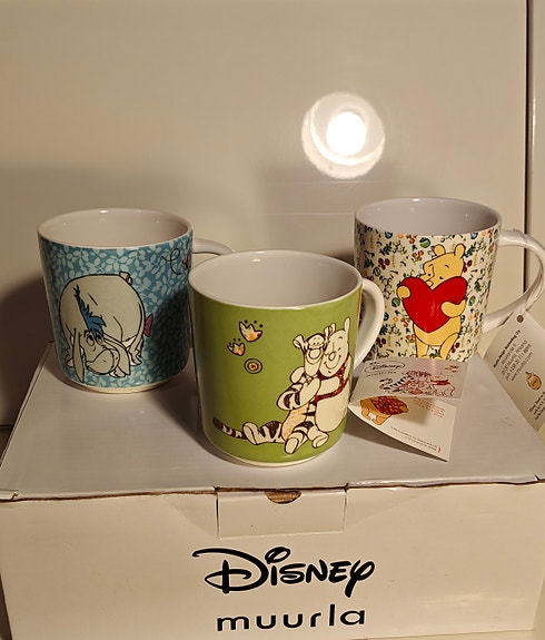 Nalle Puh muki 6 kpl Disney Muurla