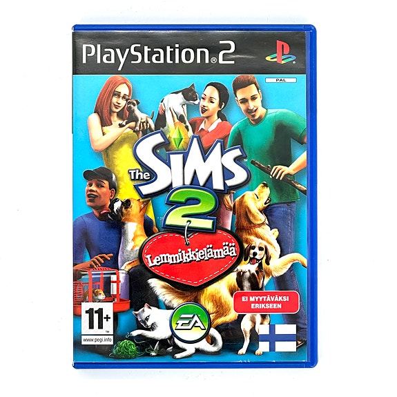 Sims 2 lemmikkielämää CIB Ps2
