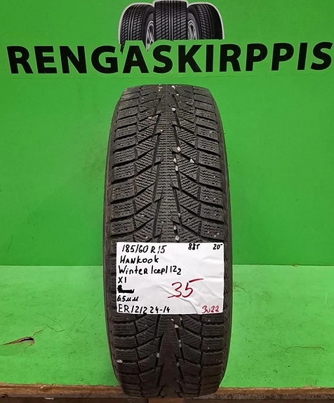 185/60R15 Hankook Winter ICept IZ2 88T kitkarengas