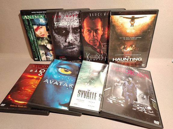 Kauhu / jännitys ym. DVD elokuvia