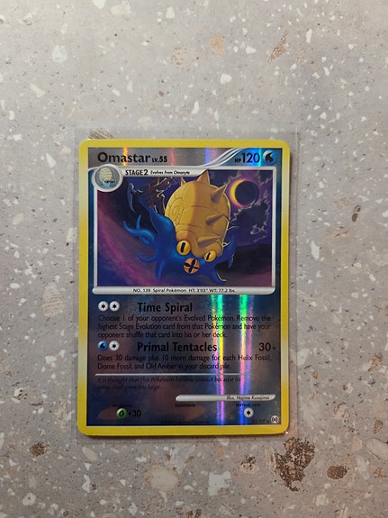 Omastar Lv. 55 (reverse holo) - Pokemon, Platinum - Arceus