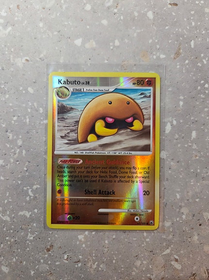 Kabuto Lv. 38 (reverse holo) - Pokemon, Majestic Dawn