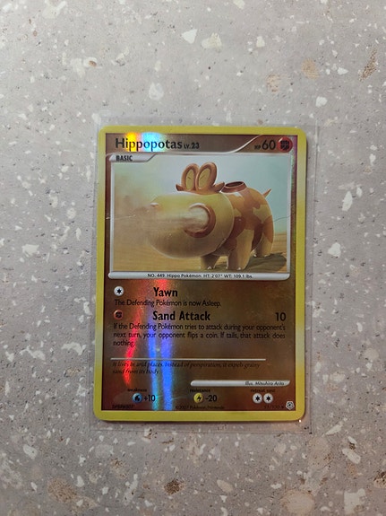 Hippopotas Lv. 23 (reverse holo) - Pokemon, Diamond & Pearl