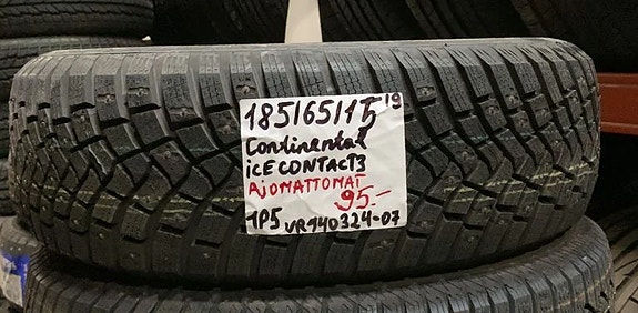 185/65R15 Continental IceContact 3 ajamaton nastarengas